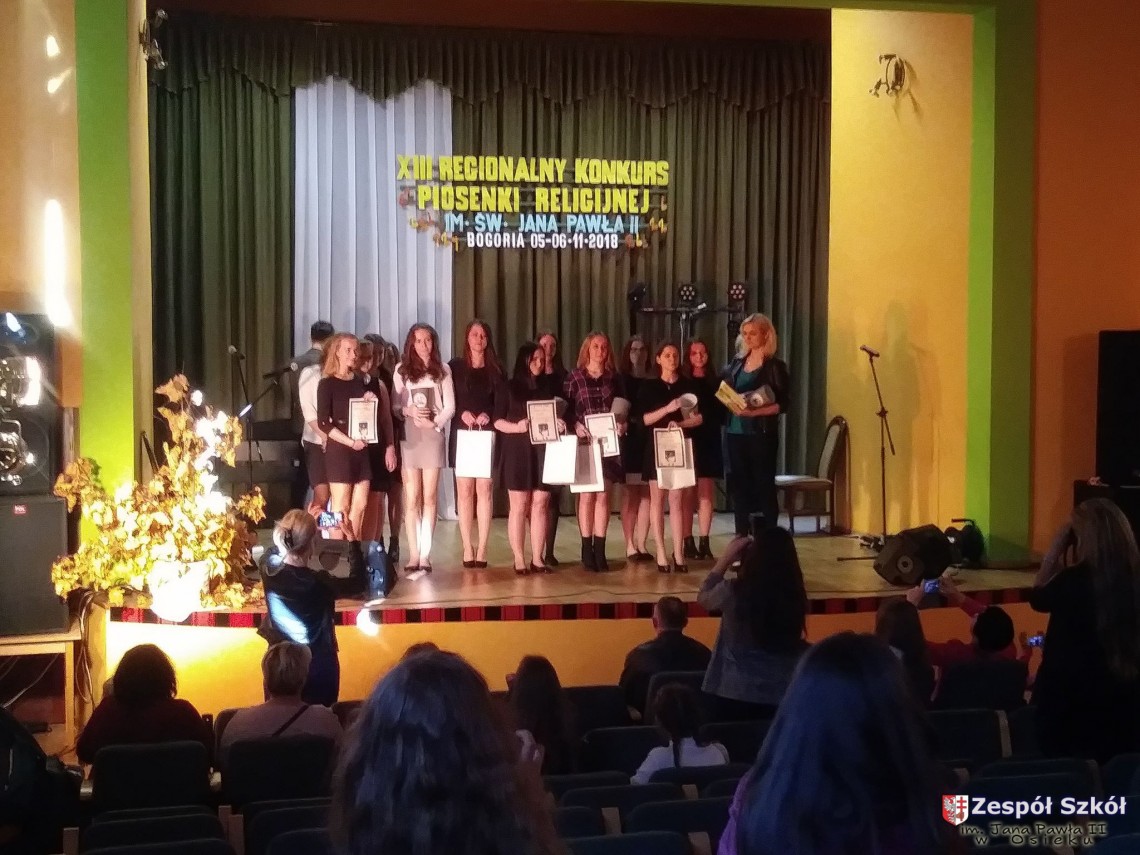 XIII Regionalny Konkurs Piosenki Religijnej im. Św. Jana Pawła II w Bogorii