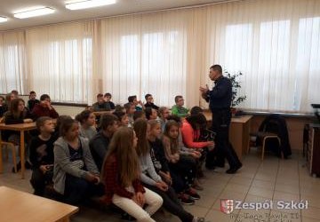Spotkanie z policjantem w PSP - 