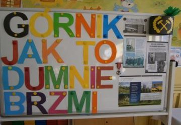Dzień Górnika w przedszkolu