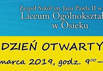 DZIEŃ OTWARTY  w Liceum Ogólnokształcącym w Osieku