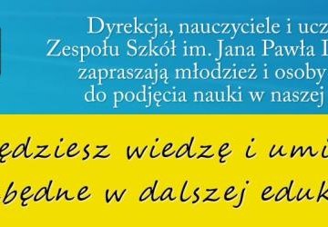 Zapraszamy do naszych szkół!!!