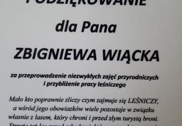 Zajęcia edukacji leśnej dla sześciolatków