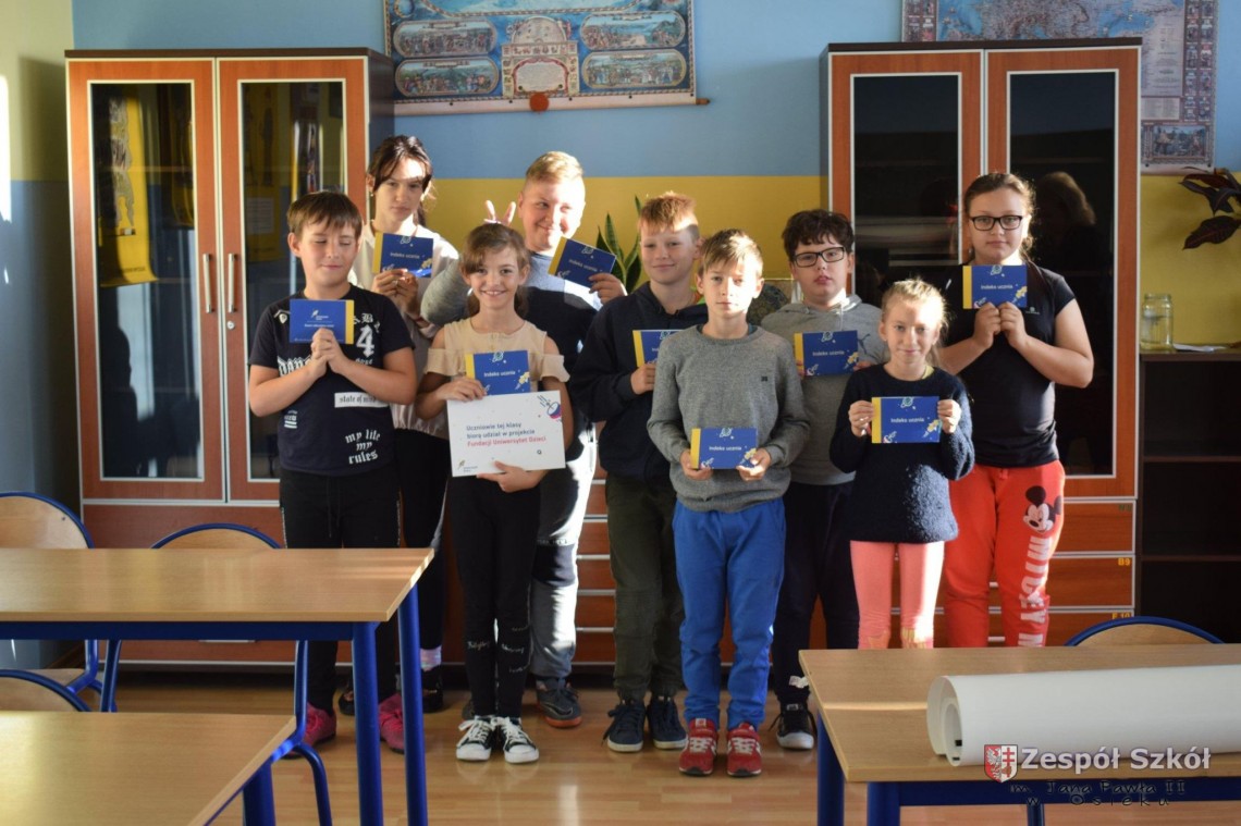 Zajęcia w klasie IV w ramach Uniwersytetu Dzieci