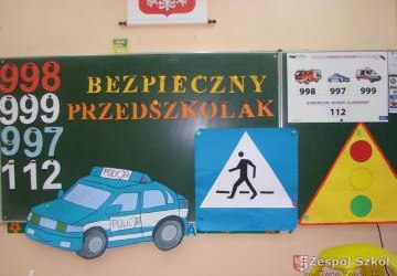 Spotkanie z policjantem ,,Bezpieczny przedszkolak”