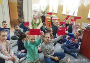 Lekcja biblioteczna w kl.II
