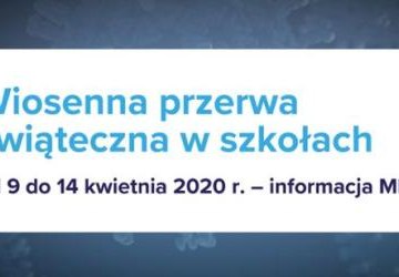 Wiosenna przerwa świąteczna w szkołach od ...