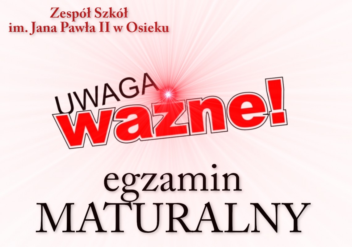 Egzamin MATURALNY