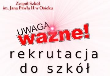 Podania do szkół i PROMOCJA SZKÓŁ
