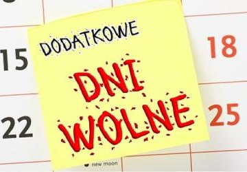 Dni wolne w roku szkolnym 2020/21