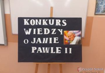 WYNIKI Szkolnego Konkursu Wiedzy o Świętym Janie Pawle II
