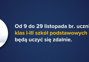 Do 29 listopada br. przedłużamy zawieszenie zajęć stacjonarnych.