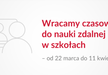 MEN: Wracamy czasowo do nauki zdalnej w szkołach