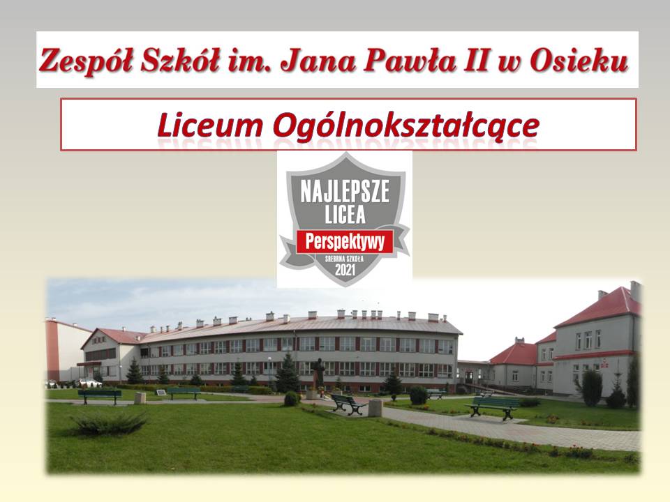 Zapraszamy do liceum!!!