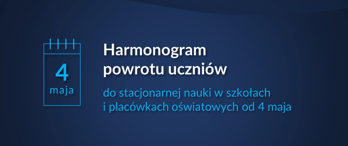 Harmonogram zajęć od 17 maja