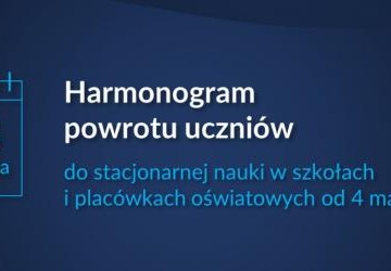 Harmonogram zajęć od 17 maja