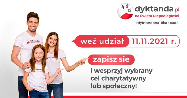 Akcja charytatywna. Dyktando na Święto Niepodległości.