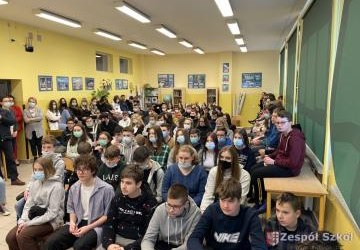 Ósmoklasiści z gminy Osiek w naszej szkole