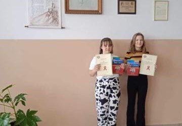 Wręczenie nagród - Gminny Konkurs Wiedzy o HIV/AIDS,