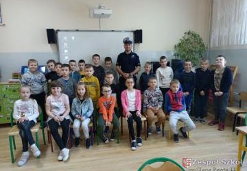Spotkanie z policjantem w klasach I-III