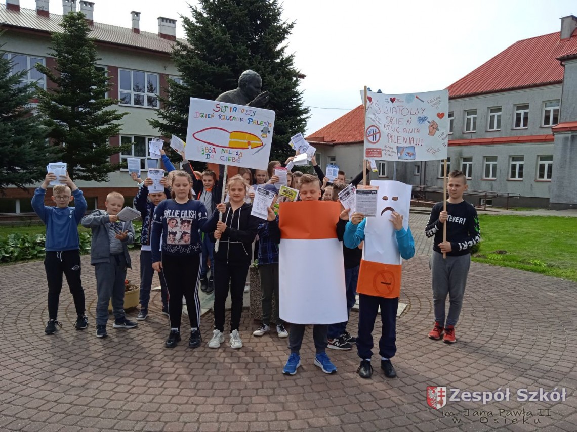 Akcja środowiskowa z udziałem uczniów klasy IV