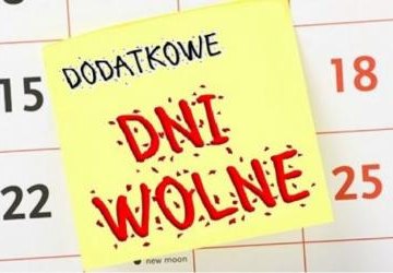 Dni wolne w roku szkolnym 2022/23