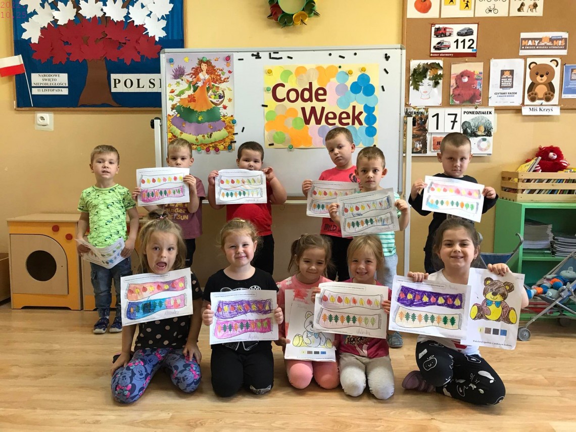 #CodeWeek w grupie 4 latków