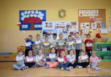 Dzieciaki na straży w przedszkolu