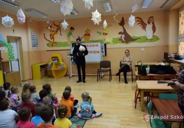 Spotkanie z Górnikiem w Przedszkolu
