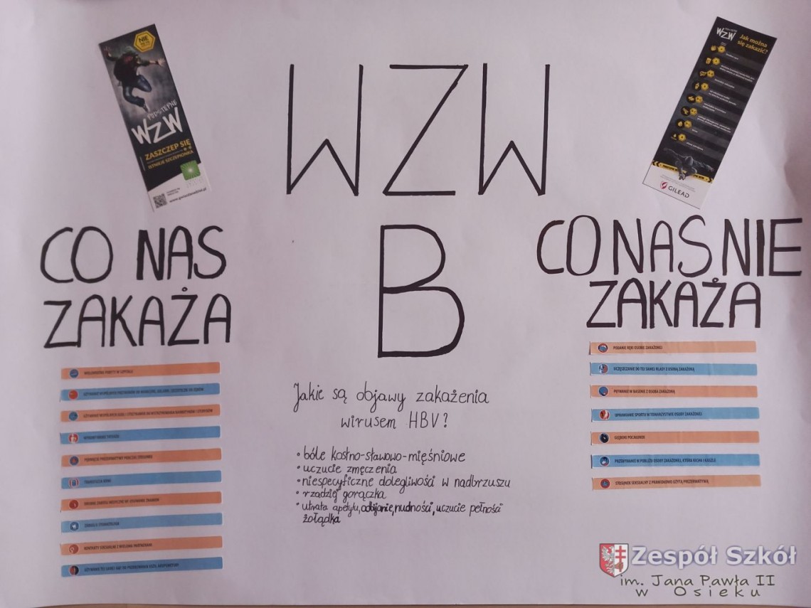 Program Edukacyjny w klasie I LO: Podstępne WZW