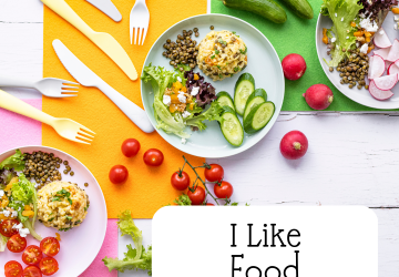 Uczennice klasy III na lekcjach języka angielskiego nagrały piosenkę „I like food”