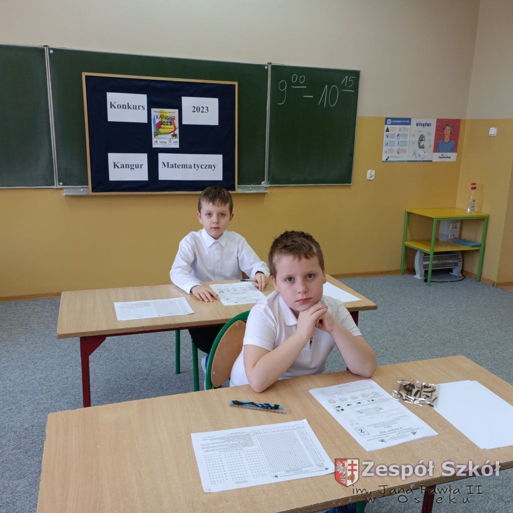Międzynarodowy Konkurs Kangur Matematyczny – kl. II B