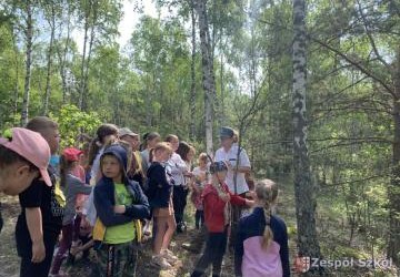Zajęcia edukacji leśnej w Leśniczówce w Pliskowoli