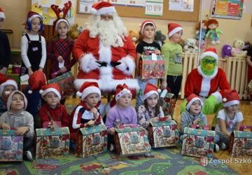 Wizyta Św. Mikołaja w Publicznym Przedszkolu w Osieku