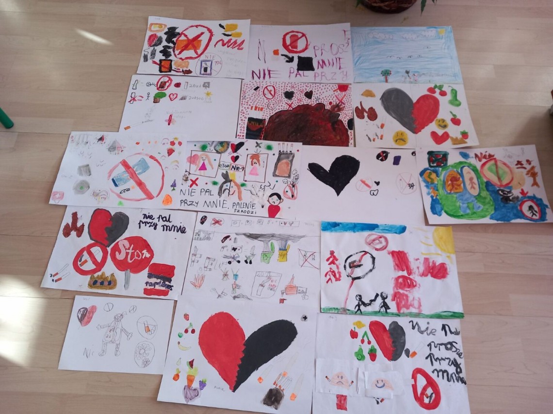 Szkolny etap konkursu w ramach programu profilaktycznego „Nie pal przy mnie, proszę”