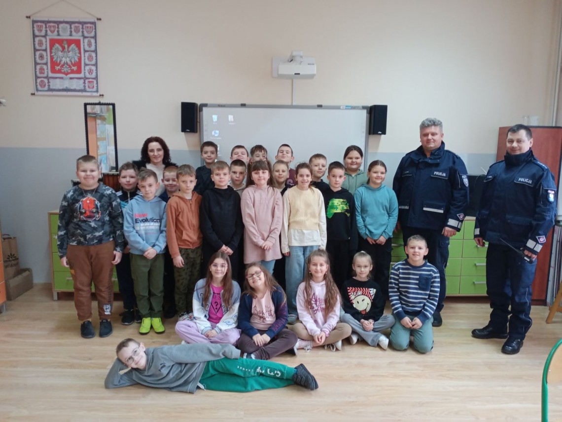 BEZPIECZNE FERIE - spotkanie z przedstawicielami Policji