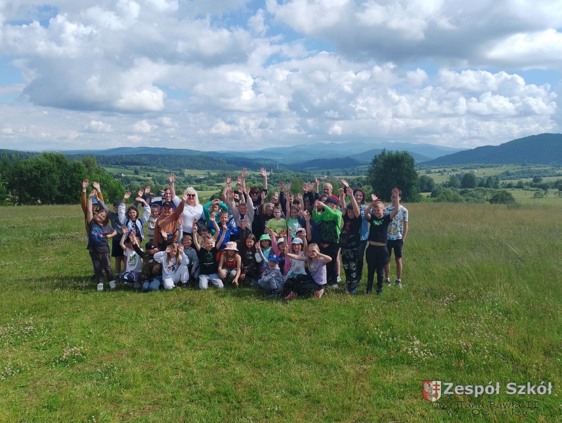 Zielona Szkoła w Bieszczadach klasa II, III a i III b