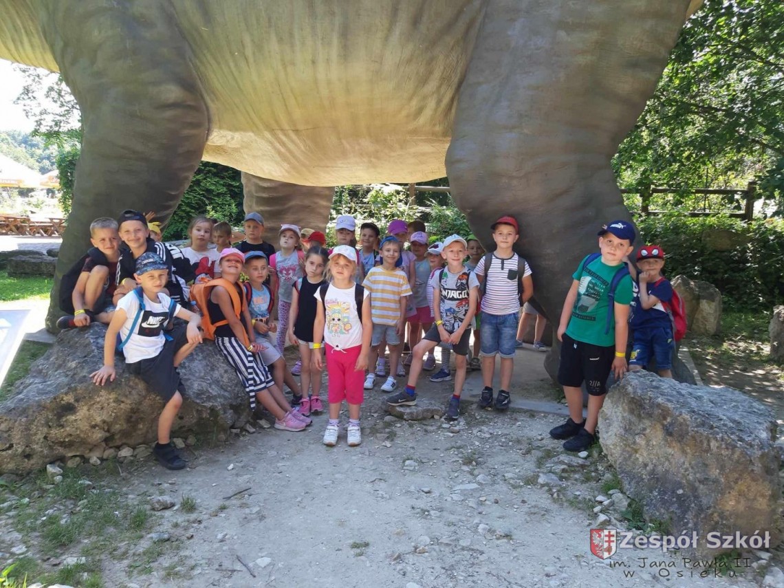 Wycieczka sześciolatków do Bałtowa