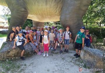 Wycieczka sześciolatków do Bałtowa