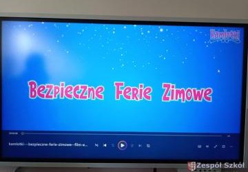 Bezpieczne ferie 2025 -spotkanie z policjantem