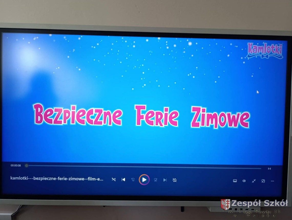 Bezpieczne ferie 2025 -spotkanie z policjantem