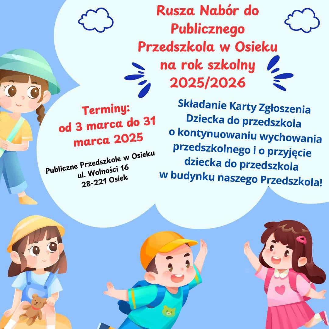 Nabór do przedszkola