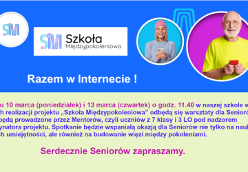 Szkoła Międzypokoleniowa - razem w Internecie!