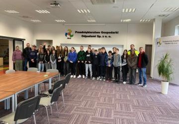 Wycieczka do Przedsiębiorstwa Gospodarki Odpadami w Promniku