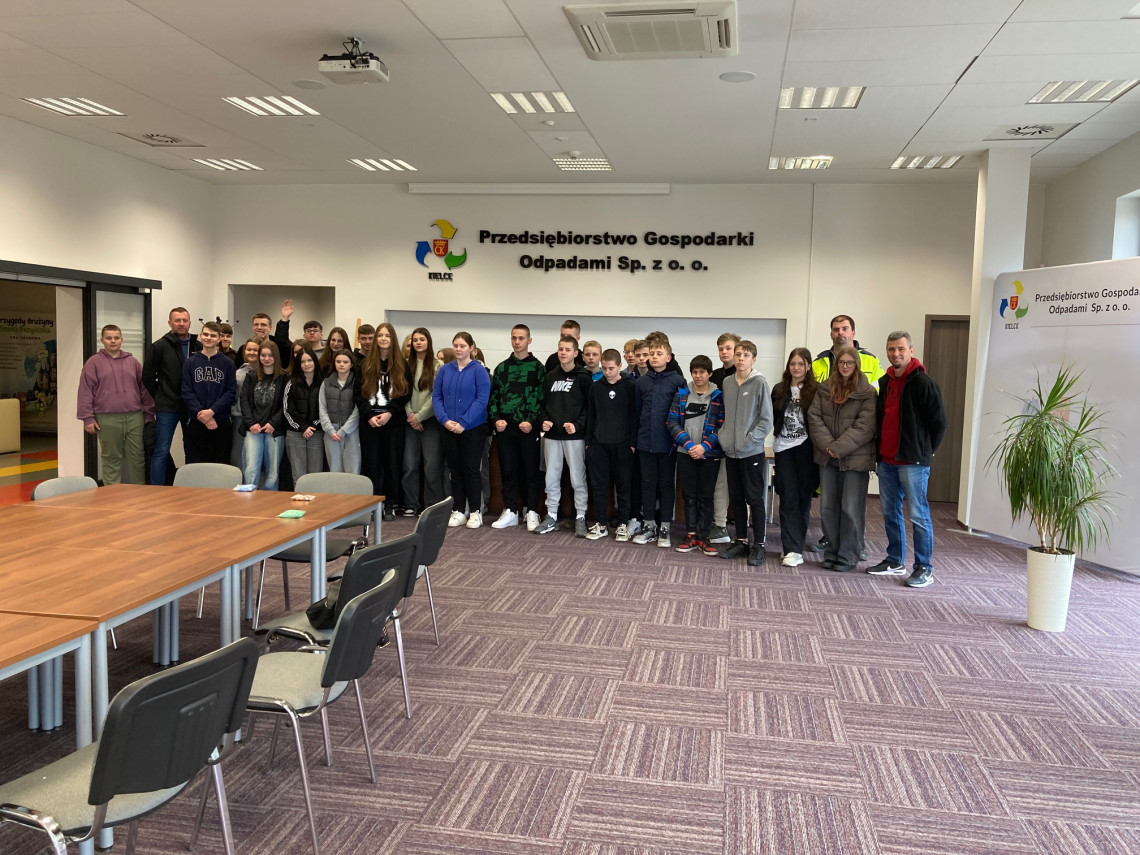 Wycieczka do Przedsiębiorstwa Gospodarki Odpadami w Promniku
