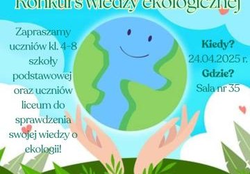 Konkurs wiedzy ekologicznej