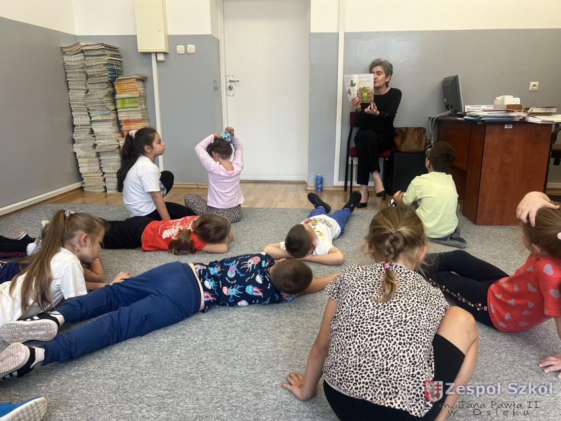 Sprawozdanie z lekcji bibliotecznej – klasa I