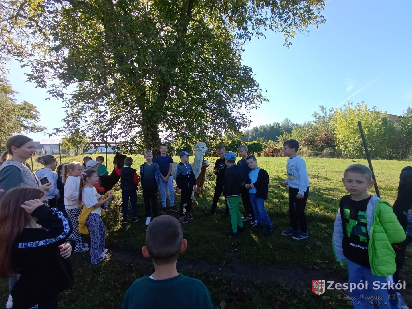 Wycieczka klas 1 i 2 do gospodarstwa agroturystycznego 