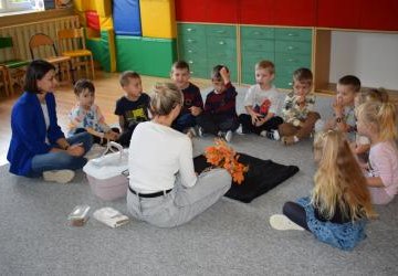 Warsztaty z jeżem pigmejskim w przedszkolu