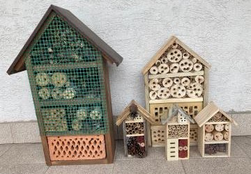 Domki – hotele dla owadów zapylających