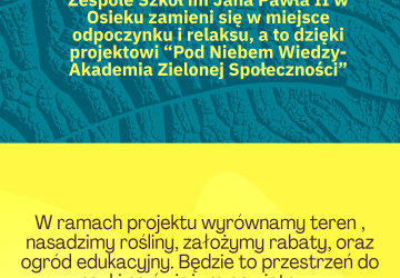 Pod Niebem Wiedzy -  Akademia Zielonej Społeczności